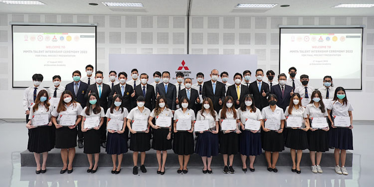 มิตซูบิชิ มอเตอร์ส ประเทศไทย มุ่งมั่นส่งเสริมการศึกษาของประเทศไทยด้วยโครงการฝึกงาน