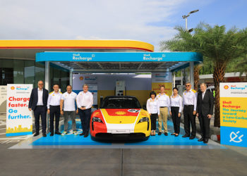 ปอร์เช่ เอเชีย แปซิฟิก ผสานความร่วมมือกับเชลล์ เปิดตัวสถานีชาร์จพลังงานไฟฟ้าสมรรถนะสูง 180 กิโลวัตต์ในประเทศไทย