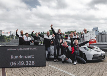 ปอร์เช่ 911 จีทีสาม อาร์เอส GT3 RS สร้างสถิติใหม่ทำเวลาต่อรอบได้ 6:49.328 นาที