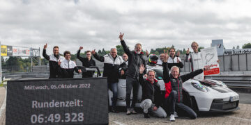 ปอร์เช่ 911 จีทีสาม อาร์เอส GT3 RS สร้างสถิติใหม่ทำเวลาต่อรอบได้ 6:49.328 นาที