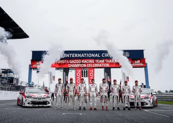 Toyota Gazoo Racing Team Thailand ฉลองแชมป์ 3 ปีซ้อน ADAC Total 24h-Race Nurburgring