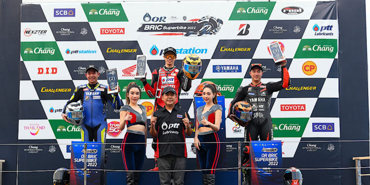 OR BRIC Superbike ลุ้นถึงฎีกา! “ฐิติพงศ์” บด “อนุชา” เข้าวินเรซแรก “กฤชพร” คว้าชัย ซูเปอร์สปอร์ต