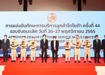 โตโยต้า ตอกย้ำความเชื่อมั่นด้านการบริการหลังการขาย จัดการแข่งขัน “ทักษะการบริการลูกค้าโตโยต้า” ครั้งที่ 44 รักษามาตรฐานการบริการ เพื่อสร้างความพึงพอใจสูงสุดให้กับลูกค้า