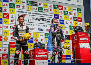 “นักบิดไทย” สุดเจ๋ง! “อนุภาพ-อภิวัฒน์-นครินทร์” พาเหรดคว้าโพเดียม โฮมเรซ ศึก “เอเชีย โร้ด เรซซิ่ง”