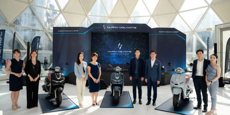 ALPHA VOLANTIS เปิดตัวรถจักรยานยนต์พรีเมียมออโตเมติกรุ่นแรก HORIZON 300 ดีไซน์ Futuristic Premium     