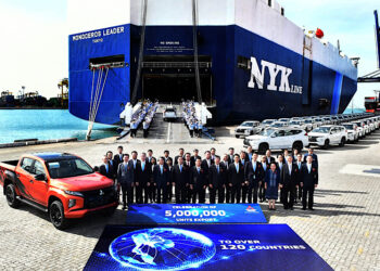 มิตซูบิชิ มอเตอร์ส ประเทศไทย ฉลองยิ่งใหญ่ส่งออกรถยนต์รวม 5 ล้านคัน