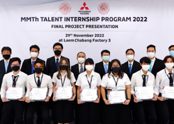 มิตซูบิชิ มุ่งมั่นส่งเสริมการศึกษาไทยอย่างต่อเนื่อง ด้วยโครงการฝึกงาน MMTh Talent Internship Program ปีที่ 4