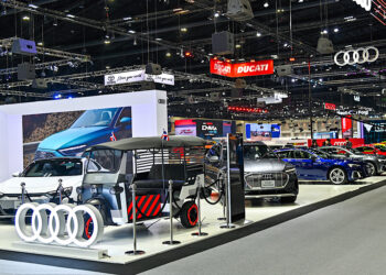 อาวดี้ โชว์ยนตรกรรมหรูสุดเร้าใจ พร้อม e-Rickshaw concept รถตุ๊กตุ๊กไฟฟ้า ต้อนรับงาน Motor Expo ยกทัพจัดเต็ม พร้อมแคมเปญสุดฮอต ก่อนปรับราคา