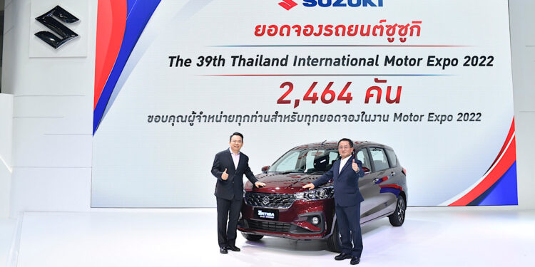 ตอกย้ำความเชื่อมั่นในคุณภาพและความคุ้มค่า ซูซูกิกวาดยอดจองมอเตอร์ เอ็กซ์โปร์ ทะลุเป้า 2,464 คัน