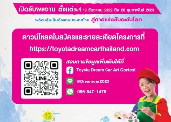 “TOYOTA Dream Car Art Contest 2023” ชิงถ้วยพระราชทาน สมเด็จพระกนิษฐาธิราชเจ้า กรมสมเด็จพระเทพรัตนราชสุดาฯ สยามบรมราชกุมารี