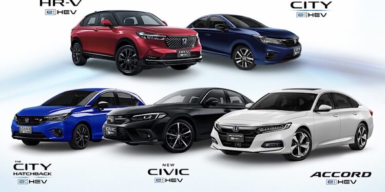 ฮอนด้าคว้าอันดับ 1 ยอดขายกลุ่ม xEV ในตลาดรถยนต์ประเทศไทยปี 2565