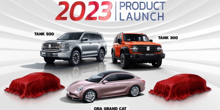 เกรท วอลล์ มอเตอร์ ฉลองครบรอบ 2 ปีในไทย เตรียมนำ TANK 500 TANK 300 และ ORA Grand Cat รุกตลาดปี 2566