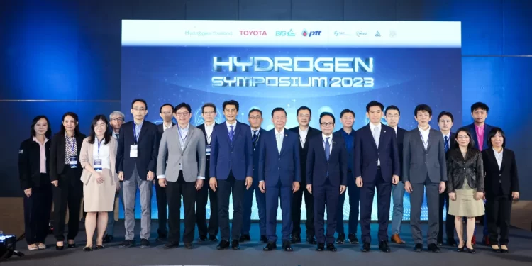 โตโยต้า จับมือพันธมิตรภาครัฐ และภาคเอกชน จัดสัมมนา “Hydrogen Symposium 2023” ขับเคลื่อนไฮโดรเจนพลังงานทางเลือกใหม่แห่งอนาคต สู่เป้าหมายความเป็นกลางทางคาร์บอนของประเทศไทย