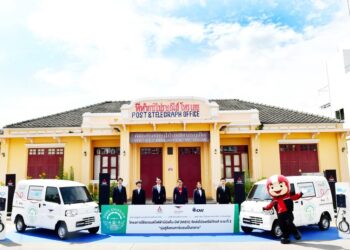 “ไปรษณีย์ไทย มิตซูบิชิ มอเตอร์ส และโออาร์” เดินหน้านำนวัตกรรมยานยนต์ไฟฟ้าพลังงานแบตเตอรี่นำจ่ายไปรษณียภัณฑ์