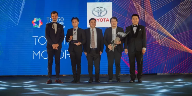 คนรุ่นใหม่โหวตโตโยต้า “50 องค์กรที่น่าทำงานด้วยมากที่สุด” เทคะแนนอันดับ 1 กลุ่มอุตสาหกรรมยานยนต์