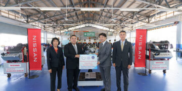 นิสสัน สนับสนุนเครื่องยนต์ให้แก่ศูนย์ฝึกและอบรมเด็กและเยาวชนสิรินธร