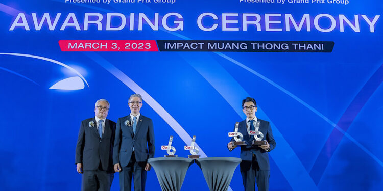 เอ็มจี รับ 4 รางวัล “รถยอดเยี่ยมแห่งปี 2023” NEW MG5 มาแรงรับรางวัล 2 ปี ซ้อน พร้อมกวาดรางวัลรถไฟฟ้าได้ถึง 2 รุ่น และไฮบริด 1 รุ่น