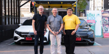 เมอร์เซเดส-เบนซ์ ร่วมมือ กฟผ. เดินหน้าสู่ความเป็นกลางทางคาร์บอน ผ่านการทดสอบการขับขี่รถยนต์พลังงานไฟฟ้า 100% รุ่น EQS 500 4MATIC AMG Premium