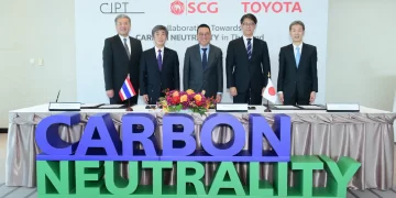 เอสซีจี โตโยต้า และ CJPT ร่วมลงนามบันทึกความเข้าใจ (MOU) เพื่อความร่วมมือในการบรรลุความเป็นกลางทางคาร์บอนในประเทศไทย