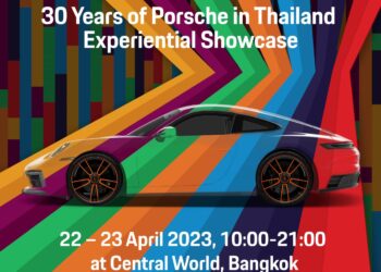 ปอร์เช่ อวดโฉม 911 Carrera GTS – 30 Years Porsche Thailand Edition พร้อมทัพรถยนต์ปอร์เช่อีกกว่า 20 คัน ณ ใจกลางเมืองกรุงเทพฯ