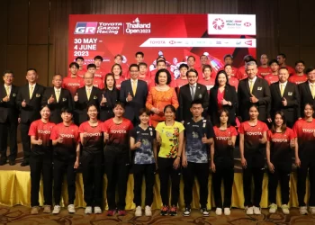 โตโยต้า สนับสนุนการแข่งขันแบดมินตันระดับเวิลด์ทัวร์ ชิงถ้วยพระราชทาน “TOYOTA GAZOO RACING Thailand Open 2023”