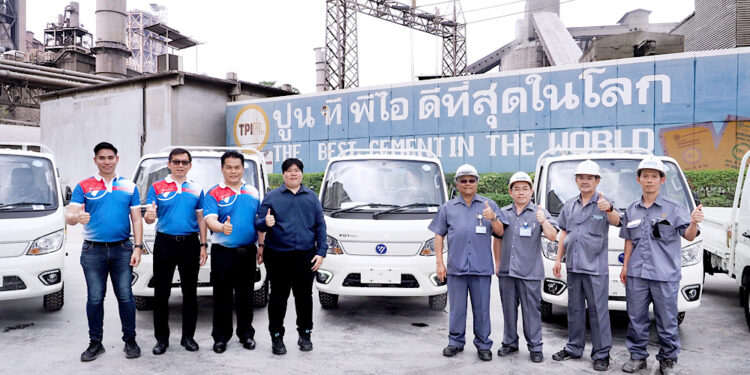 “ทีพีไอ โพลีน” เลือกใช้ รถบรรทุกไฟฟ้าโฟตอน รุ่น TM iBlue 45 เสริมทัพยานยนต์ สานนโยบายลดก๊าซเรือนกระจกเป็นศูนย์ (Zero Carbon)
