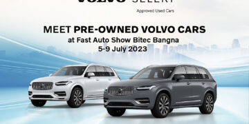 วอลโว่ร่วมงาน Fast Auto Show Thailand & EV Expo 2023 พร้อมนำเสนอ รถผู้บริหารไมล์น้อย Volvo Selekt และรถพลังงานไฟฟ้า ณ ไบเทค บางนา