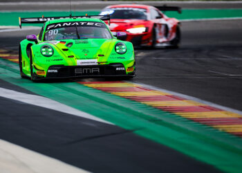 ปอร์เช่เข้าร่วมการแข่งขันรถยนต์ทางเรียบ รายการ Spa-Francorchamps 24 ชั่วโมง