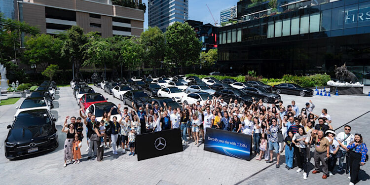 เมอร์เซเดส-เบนซ์ จับมือ 8 ดีลเลอร์ ชวนลูกค้ากลุ่ม C-Class Plug-in Hybrid สัมผัสการขับขี่โหมดพลังงานไฟฟ้า ในกิจกรรม “Electrify your day with C 350 e”