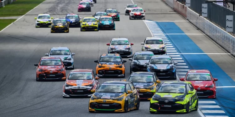 Toyota Gazoo Racing Motorsport 2023 สนาม 3 บุรีรัมย์ สุดฮอต! “มีย่า พิชชา ทองเจือ” ขึ้นโพเดียมครั้งแรก “YARIS ATIV Lady One Make Race”