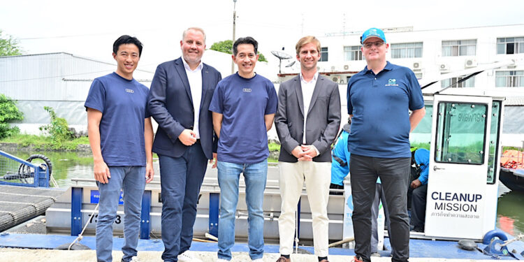 อาวดี้ ประเทศไทย สานต่อภารกิจจัดการขยะแม่น้ำเจ้าพระยา เดินหน้าสร้างอนาคตที่ยั่งยืนกับ Audi Environmental Foundation และ มูลนิธิเฟอร์รี่พอร์ช ร่วมเปิดตัวโครงการ “The Bangkok Cleanup Project”