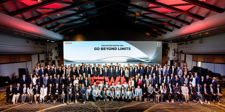 เกรท วอลล์ มอเตอร์ จัดงาน GWM Partner Meeting 2023 จับมือเครือข่ายพันธมิตร พร้อมแสดงวิสัยทัศน์มุ่งสู่การเป็นผู้นำด้านยานยนต์ไฟฟ้าของไทย เตรียมบรรลุMission 9 in 3 ภายในปีนี้