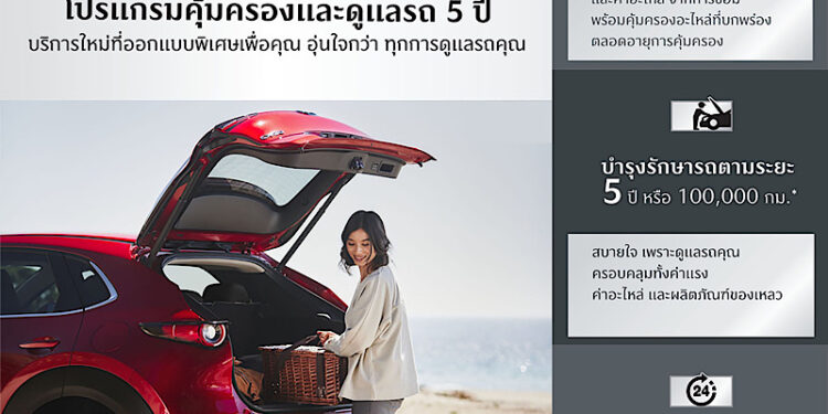 มาสด้ามัดใจลูกค้าด้วยโปรแกรม MAZDA ULTIMATE SERVICE ดูแลฟรีตลอด 5 ปี เปิดตัว CPO MARKETPLACE ซื้อขายรถมาสด้ามือสองคุณภาพดีบนออนไลน์ 24 ชั่วโมง
