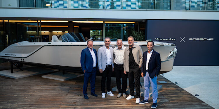 Frauscher x Porsche eFantom พร้อมเปิดตัวเรือไฟฟ้าลำแรก มาพร้อมเทคโนโลยีใหม่