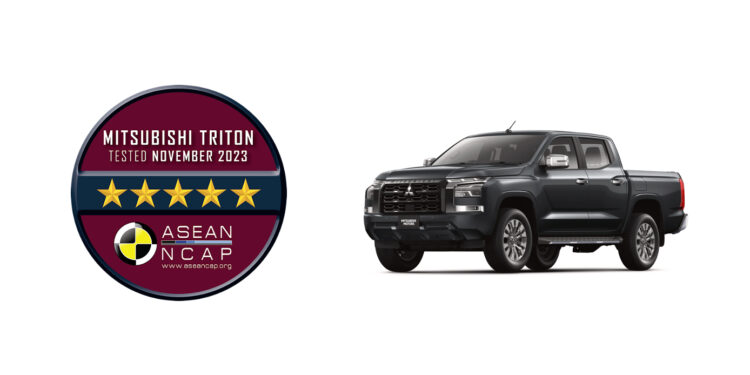 ออล-นิว ไทรทัน การันตีความแกร่ง ด้วยมาตรฐานความปลอดภัยสูงสุดระดับ 5 ดาว จากการทดสอบการชน โดย อาเซียน เอ็นแคป