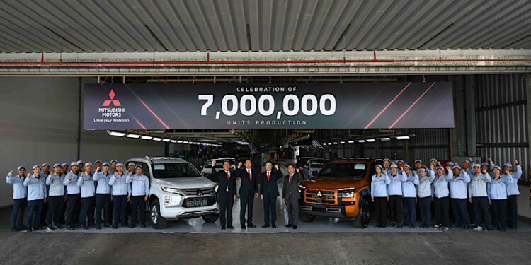 มิตซูบิชิ มอเตอร์ส ประเทศไทย เฉลิมฉลองการผลิตรถยนต์ครบ 7 ล้านคัน ตอกย้ำความเป็นผู้นำด้านนวัตกรรมยานยนต์