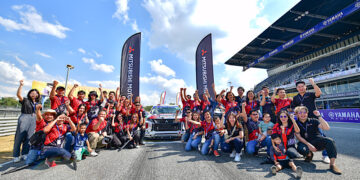มิตซูบิชิฉลองชัยบนโพเดียมี ส่งท้ายการแข่งขัน Thailand Super Series 2023 สนามสุดท้าย