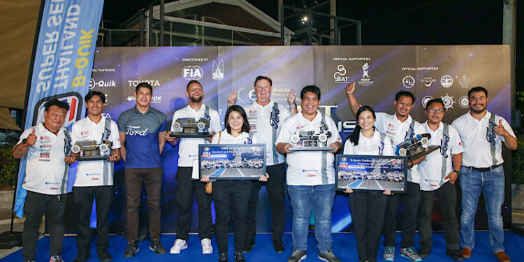 ทีมแข่งฟอร์ดฉลอง 4 รางวัลแห่งปีในงาน The Night of Champions 2023