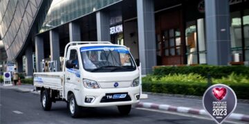 “ซีพี โฟตอน” หนุนรัฐบาลดันตลาดรถไฟฟ้าเชิงพาณิชย์ ย้ำ “รถบรรทุก 4 ล้อ TM iBlue45” คลองใจผู้ประกอบการชั้นนำต่อเนื่อง