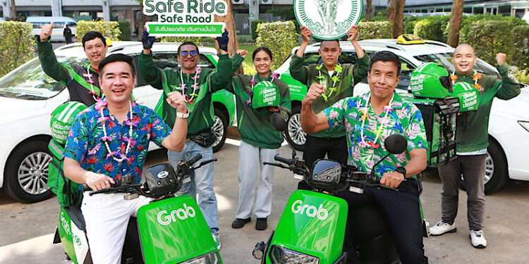 แกร็บ ผนึก กทม.ผุดแคมเปญ “Safe Ride | Safe Road” รณรงค์ขับขี่ปลอดภัย  สร้างความมั่นใจในช่วงสงกรานต์