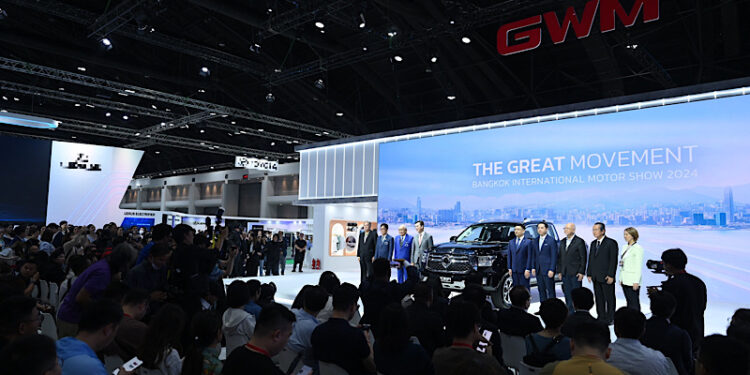 คาราวานสื่อแดนมังกรเยี่ยมชม เกรท วอลล์ มอเตอร์ (ประเทศไทย) ชูต้นแบบการดำเนินธุรกิจและ ผู้นำด้านยานยนต์ไฟฟ้าของเกรท วอลล์ มอเตอร์ในระดับโลก