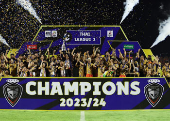 นครราชสีมา มาสด้า เอฟซี ผงาดคว้าแชมป์ไทยลีก 2 สุดยิ่งใหญ่