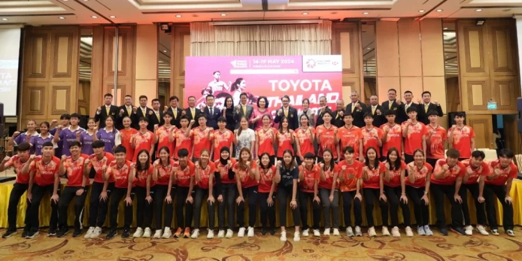 โตโยต้า ผู้สนับสนุนหลักการแข่งขันแบดมินตันระดับนานาชาติ “TOYOTA Thailand Open 2024” ชิงถ้วยพระราชทานพระบาทสมเด็จพระเจ้าอยู่หัว ร่วมส่งกำลังใจเชียร์ทัพนักแบดมินตันไทยคว้าชัยโอลิมปิก