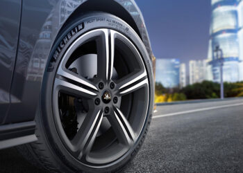 ยางรถยนต์ที่ผลิตขึ้นเป็นพิเศษสำหรับรถสปอร์ตไฟฟ้า ‘ปอร์เช่ มาคันน์’