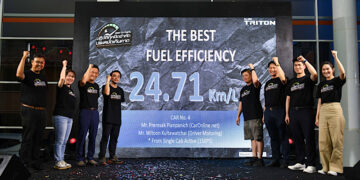 ออล-นิว มิตซูบิชิ ไทรทัน พิสูจน์ความประหยัดน้ำมันเหนือชั้น ด้วยอัตราประหยัดสูงสุด 24.71 กิโลเมตรต่อลิตร*  ในการทดสอบเส้นทางจากกรุงเทพฯ สู่เมืองเสียมเรียบ ประเทศกัมพูชา