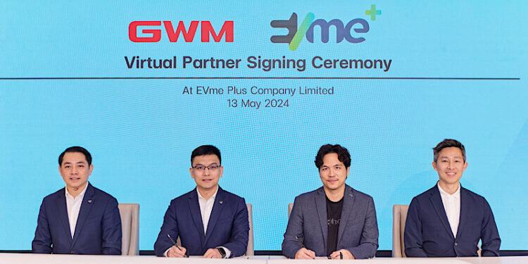 เกรท วอลล์ มอเตอร์ จับมือ EVme เปิด Virtual Platform การขายรถยนต์ไฟฟ้ารูปแบบใหม่ ต่อยอดนโยบายราคาเดียว ขยายช่องทางส่งมอบรถยนต์คุณภาพสู่มือผู้บริโภคชาวไทย