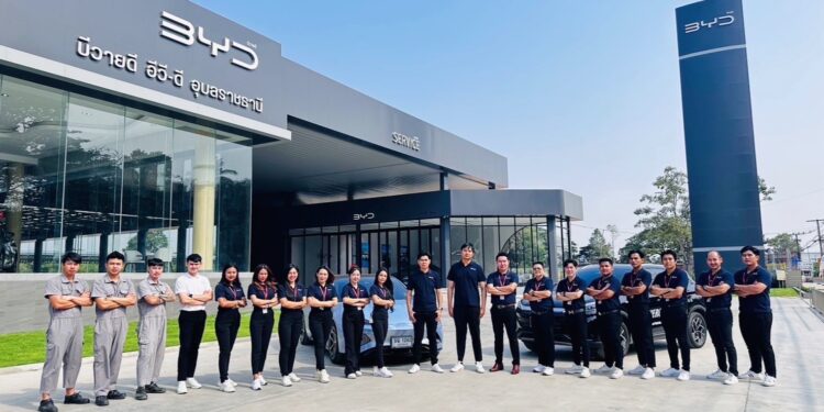 BYD เปิดโชว์รูม EV-D อุบล แห่งที่ 300 ของเอเชียแปซิฟิก ขนาดใหญ่ที่สุดในเอเชียตะวันออกเฉียงใต้ และเป็นโชว์รูมบีวายดีแห่งที่ 108 ในประเทศไทย
