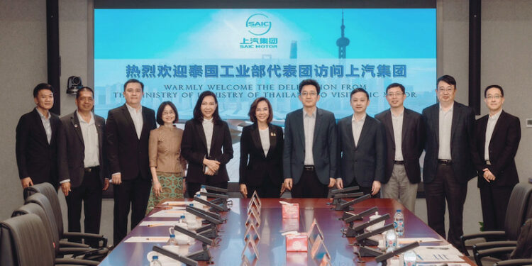 เอสเอไอซี มอเตอร์ คอร์ปอเรชั่น บริษัทแม่แบรนด์รถยนต์ เอ็มจี เปิดอาณาจักร ต้อนรับ รมว. อุตสาหกรรม ประเทศไทย โชว์ศักยภาพและความพร้อมในการขับเคลื่อนอุตสาหกรรมยานยนต์โลก   