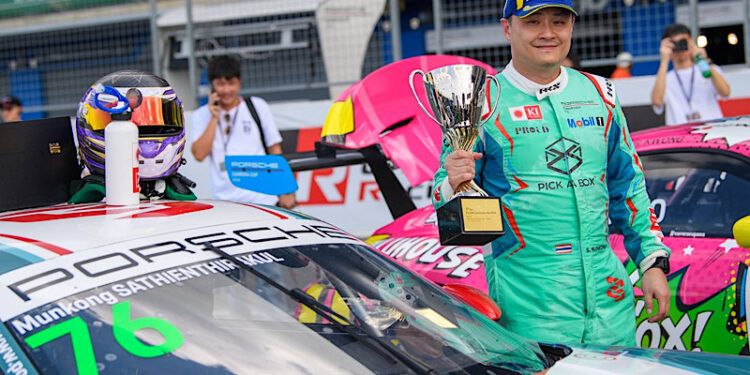 Porsche Carrera Cup Asia ปิดฉากประทับใจ! คนไทยทำได้ “เทอร์โบ-มั่นคง” เบิ้ลแชมป์โฮมเรซ “ชิเร็ตติ” นักแข่งฝรั่งเศส ผงาดแชมป์รุ่นใหญ่ 2 เรซติด