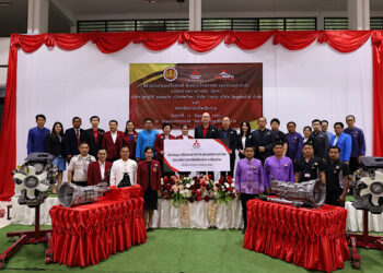 มิตซูบิชิ มอเตอร์ส ประเทศไทย มอบเครื่องยนต์ 4N16 รุ่นใหม่ล่าสุด พร้อมชุดส่งถ่ายกำลัง ให้แก่ วิทยาลัยการอาชีพเชียงราย